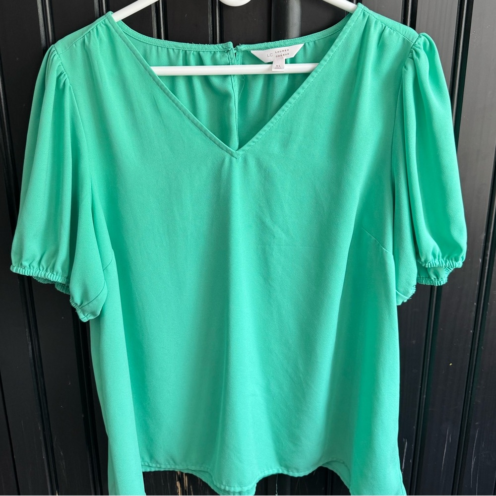 LC Lauren Conrad Mint Blouse